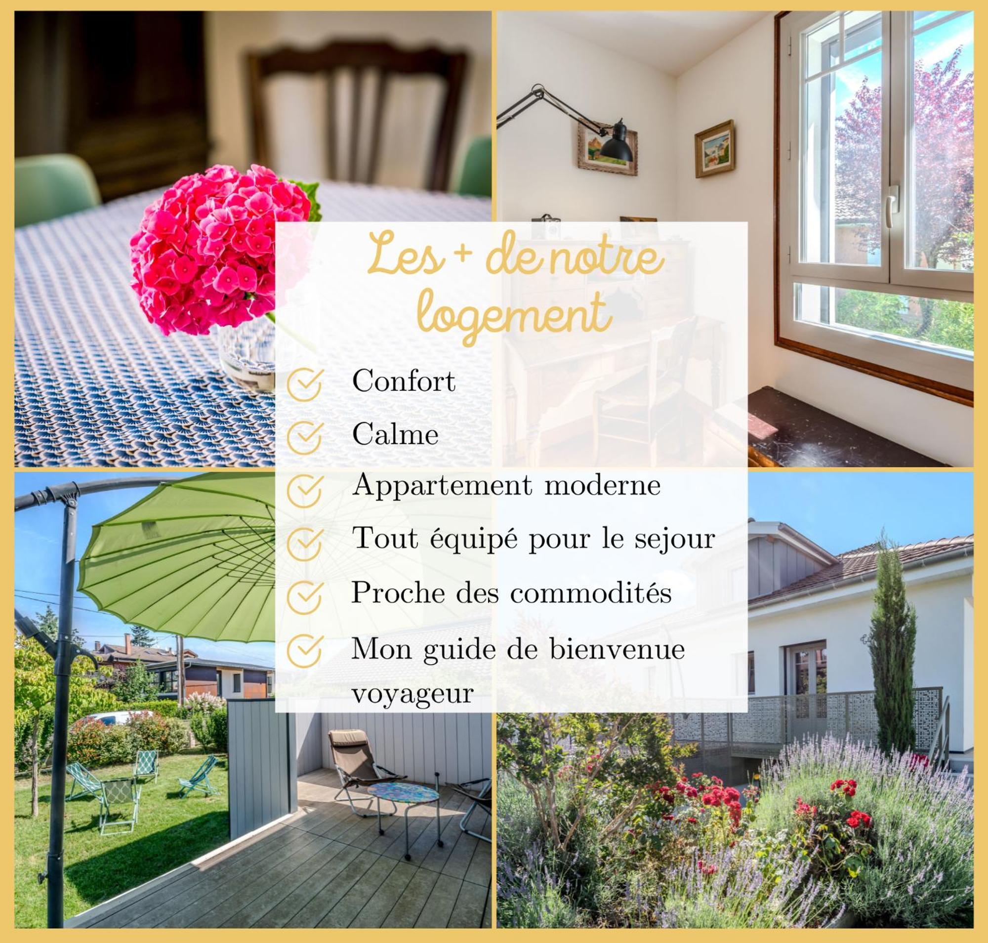 Chez Drum I Villa T3 I Thonon Exterior foto